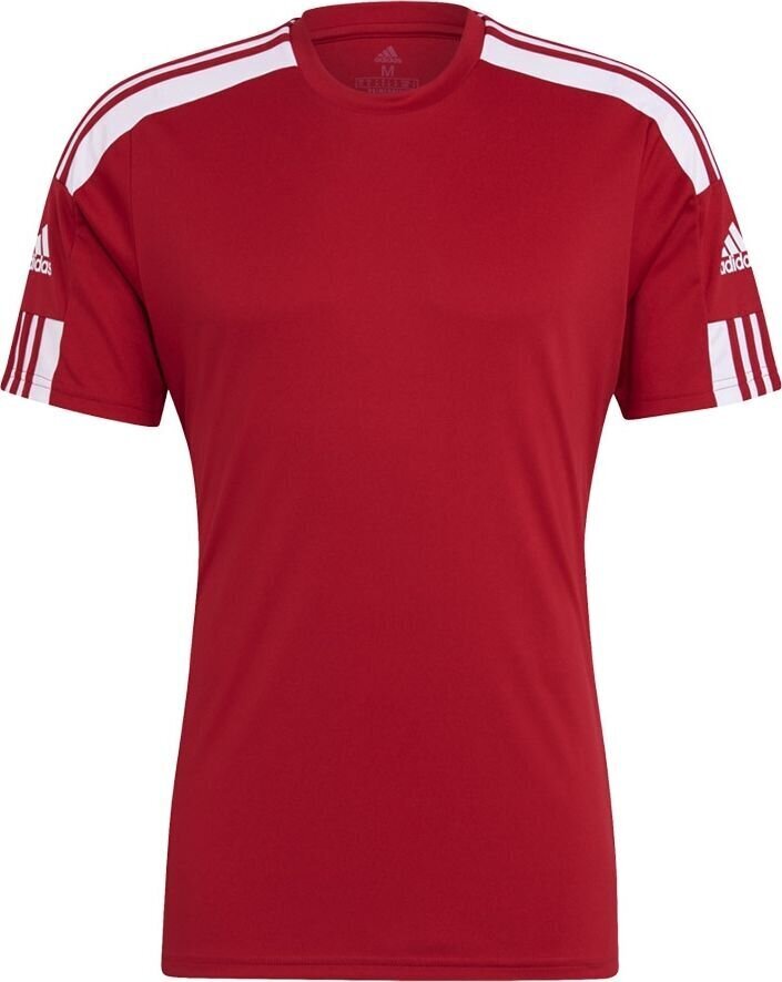 Miesten lyhythihainen T-paita Adidas Squadra 21 Jersey GN5722, punainen, punainen hinta ja tiedot | Jalkapallovaatteet ja -varusteet | hobbyhall.fi