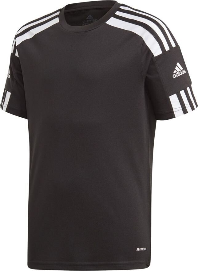 T-paita lapsille Adidas Squadra 21 GN5739, musta, 140 cm hinta ja tiedot | Jalkapallovaatteet ja -varusteet | hobbyhall.fi