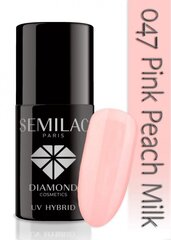 Geelikynsilakka Semilac UV Hybrid 7 ml, 047 Pink Peach Milk hinta ja tiedot | Semilac Hajuvedet ja kosmetiikka | hobbyhall.fi