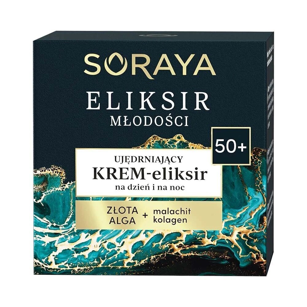 Rypistymistä estävä kasvovoide Soraya Eliksir 50+, 50 ml hinta ja tiedot | Kasvovoiteet | hobbyhall.fi