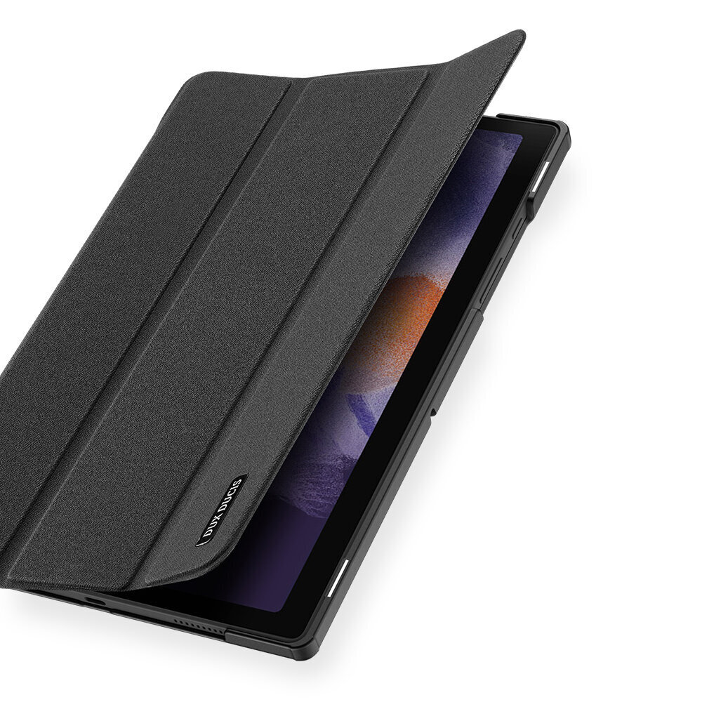 DUX DUCIS Domo Taitettava tabletin kansi älykkäällä nukkumistoiminnolla Samsung Galaxy Tab A8 10.5 ”2021, musta hinta ja tiedot | Tablettien kotelot ja muut tarvikkeet | hobbyhall.fi
