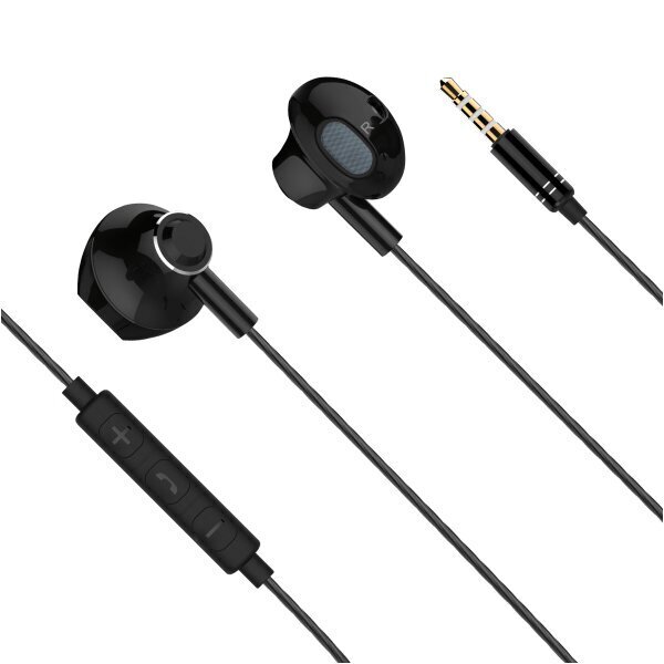 kruger&matz b2 in-ear kuulokkeet mikrofonilla musta hinta ja tiedot | Kuulokkeet | hobbyhall.fi