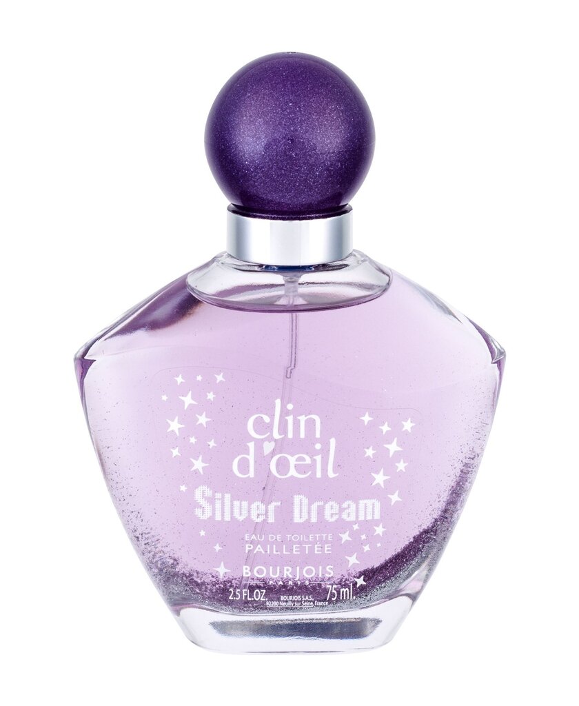 BOURJOIS Paris Clin d´Oeil Silver Dream EDT naisille 75 ml hinta ja tiedot | Naisten hajuvedet | hobbyhall.fi