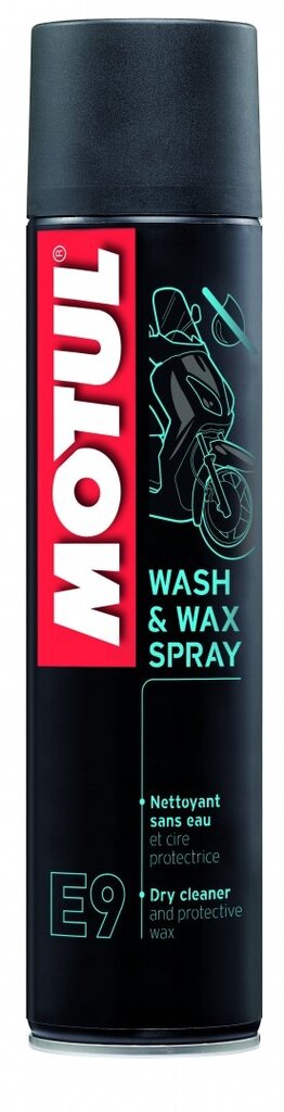 Puhdistusaine MOTUL Wash & Wax SPRAY E9 0,4ltr (103174) hinta ja tiedot | Moottoriöljyt | hobbyhall.fi