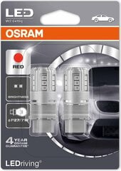 Osram LED punainen polttimo, P27/7W 12V 3W W2.5x16q, 3547R-02B hinta ja tiedot | Osram Sähköosat ja tarvikkeet | hobbyhall.fi