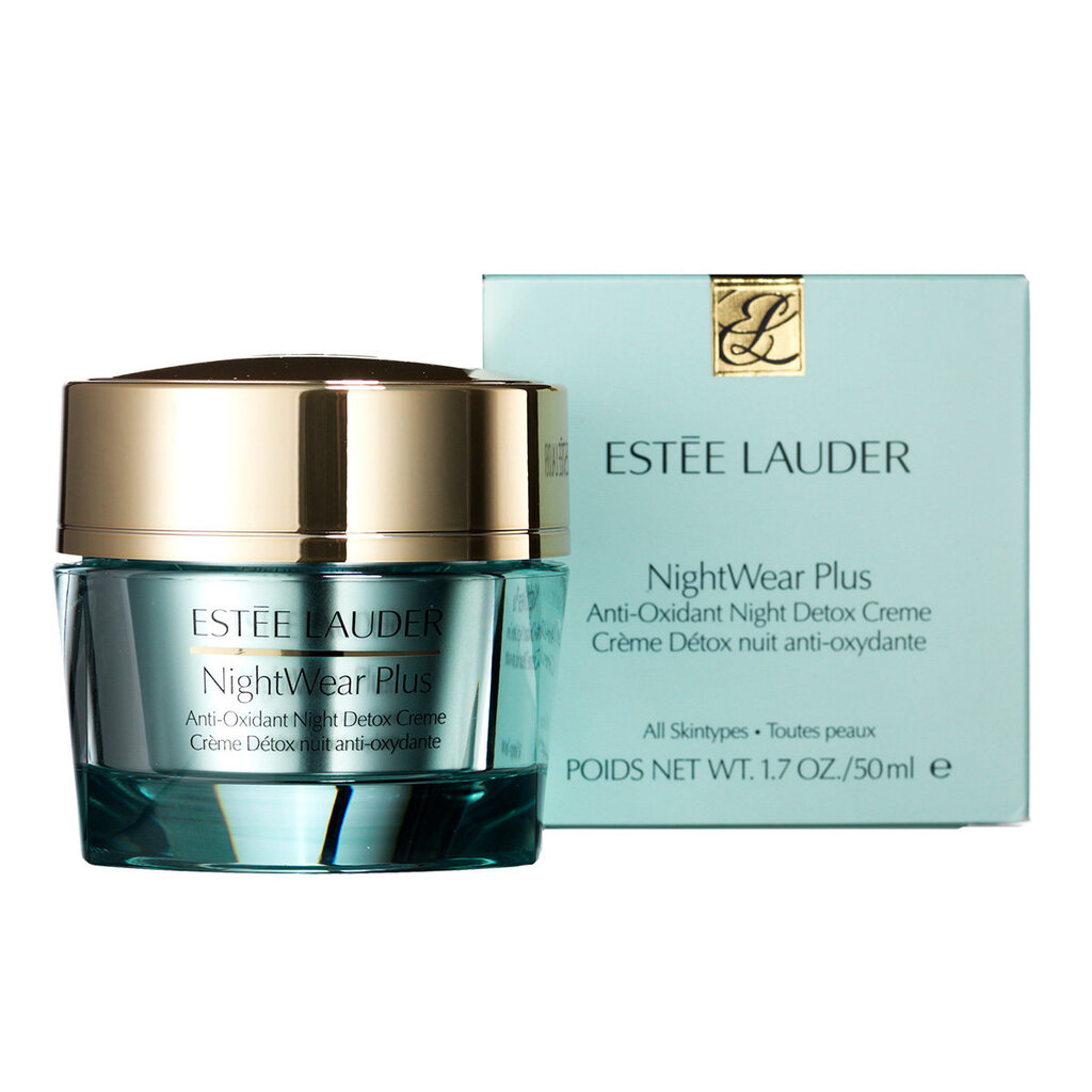 Estee Lauder NightWear Plus Anti Oxidant Night Detox Cream puhdistava yökasvovoide 50 m hinta ja tiedot | Kasvovoiteet | hobbyhall.fi