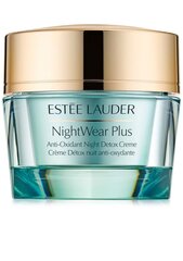 Estee Lauder NightWear Plus Anti Oxidant Night Detox Cream puhdistava yökasvovoide 50 m hinta ja tiedot | Kasvovoiteet | hobbyhall.fi