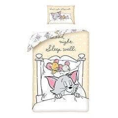 Vuodevaatesetti Tom and Jerry 100 x 135, 2 osaa hinta ja tiedot | Vuodevaatteet lapsille | hobbyhall.fi