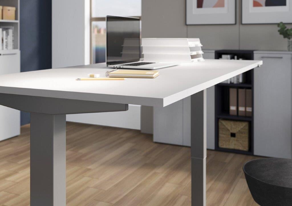 Työpöytä 4244, harmaa hinta ja tiedot | Tietokonepöydät ja työpöydät | hobbyhall.fi