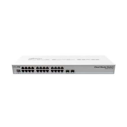 MikroTik Cloud Router Switch CRS326-24G-2S+RM Managed L3, Rack mountable, 1 Gbps (RJ-45) ports quantity 24, SFP+ ports quantity 2, RouterOS (Level 5) hinta ja tiedot | Verkkokytkimet | hobbyhall.fi