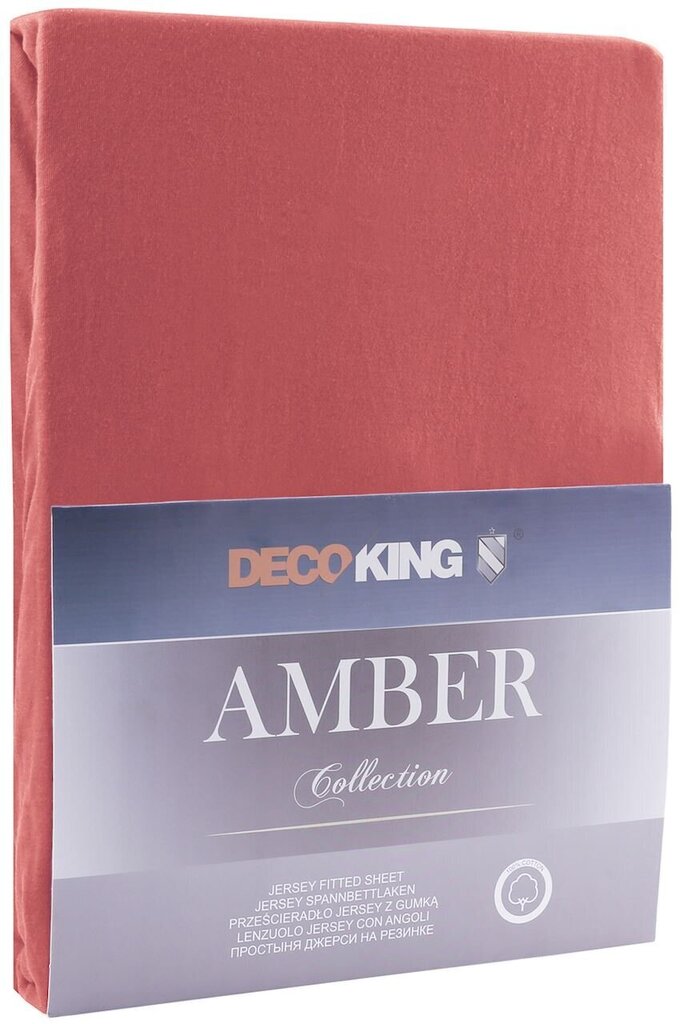 DecoKing Amber muotoonommeltu lakana 90x200 cm. hinta ja tiedot | Lakanat | hobbyhall.fi