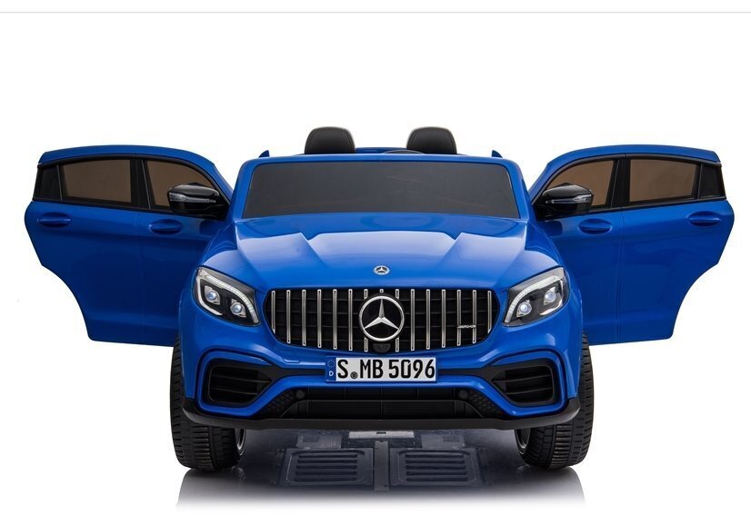 Mercedes lasten sähköauto GLC 63S, sininen lakattu hinta ja tiedot | Lasten sähköautot | hobbyhall.fi