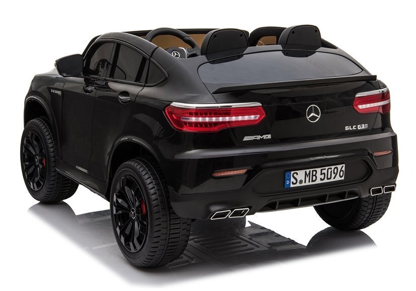 Mercedes lasten sähköauto GLC 63S, musta lakattu hinta ja tiedot | Lasten sähköautot | hobbyhall.fi