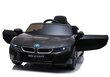 BMW lasten sähköauto I8 JE1001, musta hinta ja tiedot | Lasten sähköautot | hobbyhall.fi