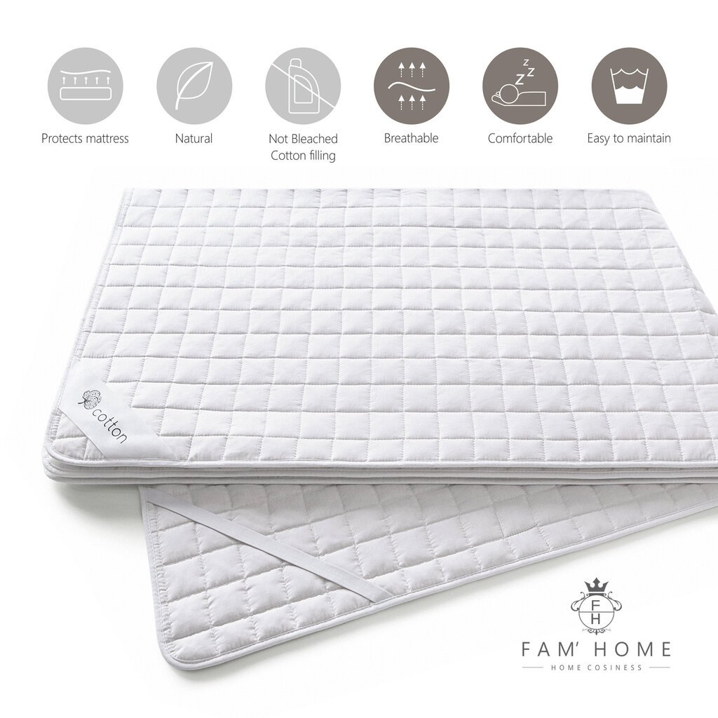 Patjanpäällinen FAM HOME Cotton Touch 120x200 cm hinta ja tiedot | Lakanat | hobbyhall.fi