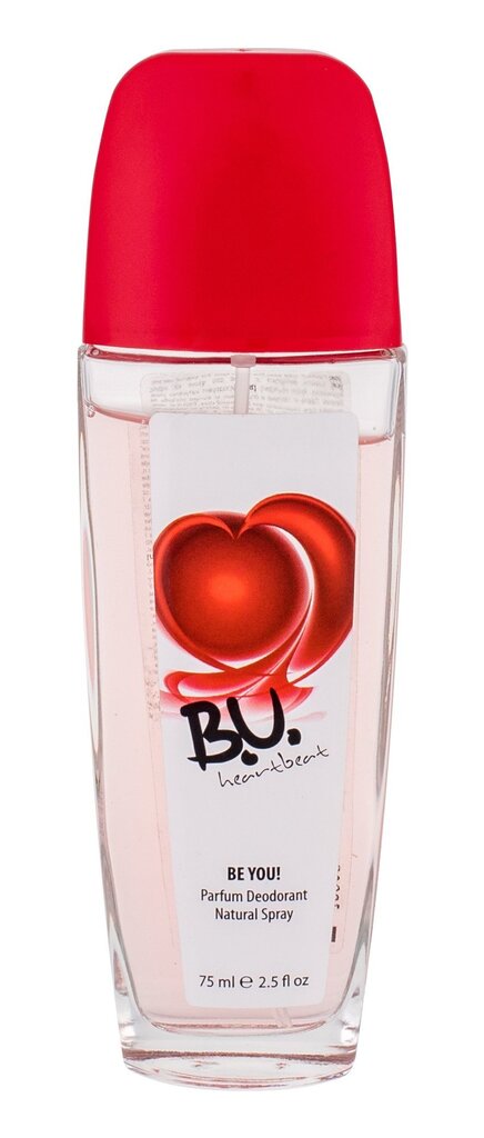 B.U. Heartbeat -suihkedeodorantti naiselle, 75 ml B.U. Heartbeat -suihkedeodorantti naiselle, 75 ml hinta ja tiedot | Naisten ihonhoito | hobbyhall.fi