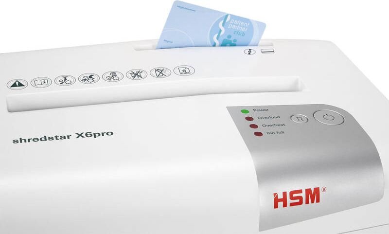 HSM shredstar X6pro, valkoinen hinta ja tiedot | Paperisilppurit | hobbyhall.fi