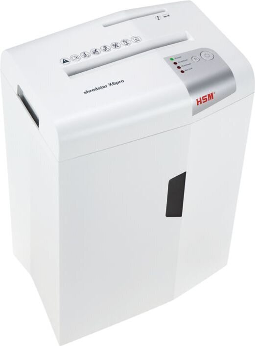 HSM shredstar X6pro, valkoinen hinta ja tiedot | Paperisilppurit | hobbyhall.fi