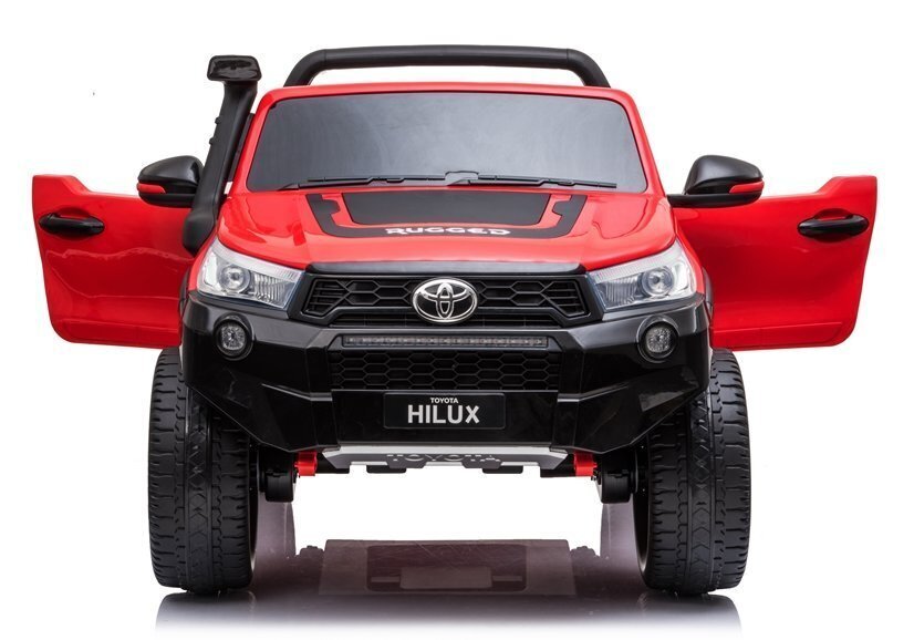 Toyota Hilux lasten sähköauto, punainen lakattu hinta ja tiedot | Lasten sähköautot | hobbyhall.fi