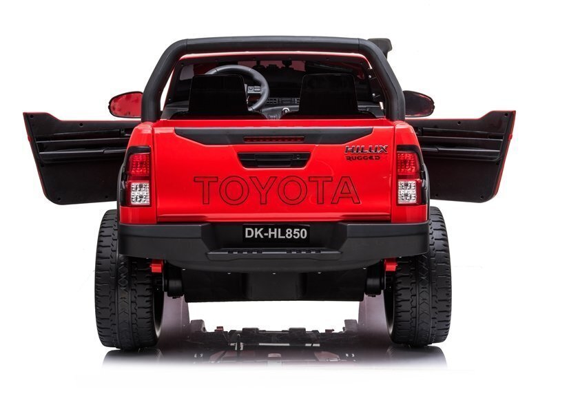 Toyota Hilux lasten sähköauto, punainen lakattu hinta ja tiedot | Lasten sähköautot | hobbyhall.fi