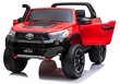 Toyota Hilux lasten sähköauto, punainen lakattu hinta ja tiedot | Lasten sähköautot | hobbyhall.fi