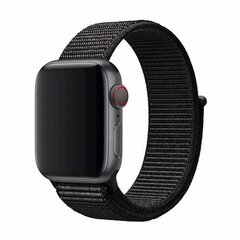 Devia Delux Sport 3 ranneke Apple Watchille 42/44 mm musta hinta ja tiedot | Älykellojen ja aktiivisuusrannekkeiden lisätarvikkeet | hobbyhall.fi