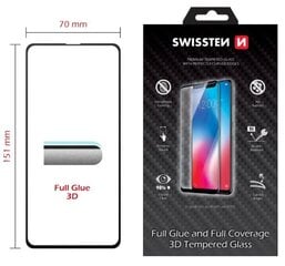 Swissten Ultra Durable Full Face Tempered Glass Apple iPhone 14 Pro Max Black hinta ja tiedot | Näytönsuojakalvot ja -lasit | hobbyhall.fi