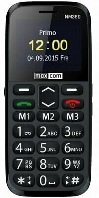 Maxcom MM38D, Black hinta ja tiedot | Matkapuhelimet | hobbyhall.fi