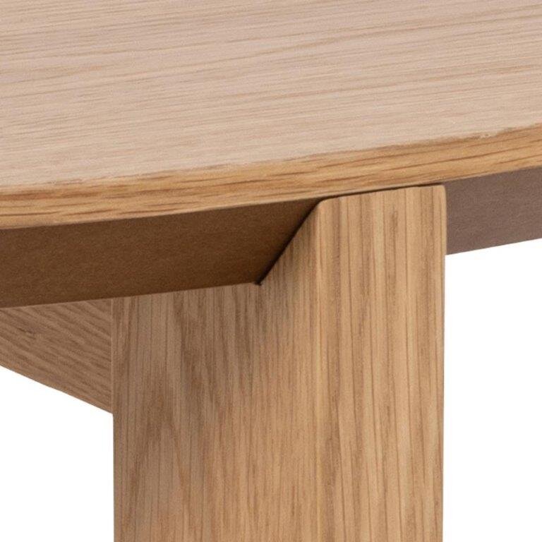 Sohvapöytä Hawthorn Oak, 90cm, ruskea hinta ja tiedot | Sohvapöydät | hobbyhall.fi