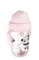 Canpol Babies Canpol Babies Exotic Animals, 6 kk+ 270 ml, vaaleanpunainen, 56/606_pin hinta ja tiedot | Tuttipullot ja tarvikkeet | hobbyhall.fi