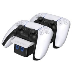 Venom Twin Docking Station PlayStation 5 -ohjaimelle hinta ja tiedot | Ohjaimet ja lisätarvikkeet | hobbyhall.fi