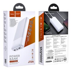 HOCO J72A Easy Power Bank 20000 mAh/2 x USB valkoinen hinta ja tiedot | Varavirtalähteet | hobbyhall.fi
