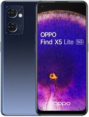 Oppo Find X5 Lite 8/256GB, Starry Black hinta ja tiedot | Matkapuhelimet | hobbyhall.fi