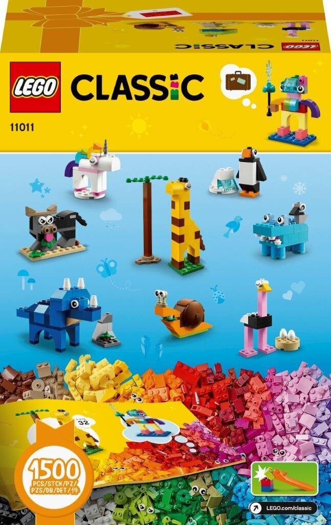 11011 LEGO® Classic Palikat ja eläimet hinta ja tiedot | LEGOT ja rakennuslelut | hobbyhall.fi