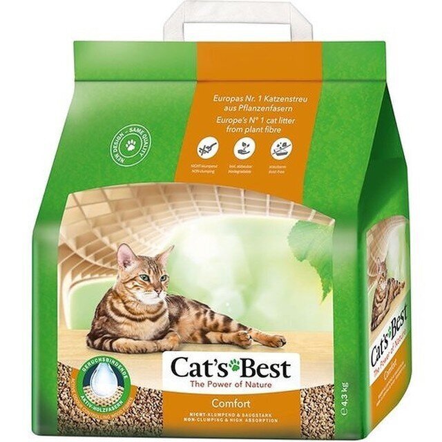 Cats Best Comfort eco - kissanhiekka. Tuotteen koko on 10 Litraa. hinta ja tiedot | Kissanhiekka | hobbyhall.fi