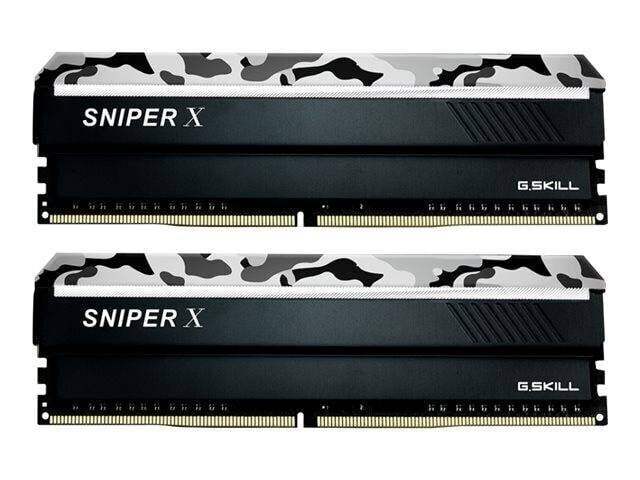 G.Skill Sniper X DDR4, 2x8GB, 2400MHz, CL17 (F4-2400C17D-16GSXW) hinta ja tiedot | Muisti (RAM) | hobbyhall.fi