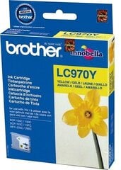 BROTHER LC970Y Muste keltainen 300 sivua. hinta ja tiedot | Laserkasetit | hobbyhall.fi