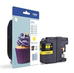 Brother LC123Y Ink Cartridge, Yellow hinta ja tiedot | Laserkasetit | hobbyhall.fi