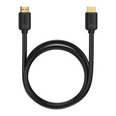 Baseus High Definition Series HDMI 2.0 -kaapeli, 4K 60Hz, 0,75m (musta) hinta ja tiedot | Baseus Kodinkoneet ja kodinelektroniikka | hobbyhall.fi