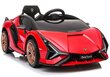 Lamborghini Sian -sähköauto lapsille, 108 x 62 x 40 cm hinta ja tiedot | Lasten sähköautot | hobbyhall.fi