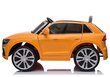 Audi Q8 lasten sähköauto JJ2066, keltainen lakattu hinta ja tiedot | Lasten sähköautot | hobbyhall.fi