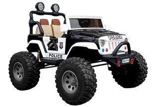 Jeep lasten sähköauto SX1719 Police, musta hinta ja tiedot | Lasten sähköautot | hobbyhall.fi