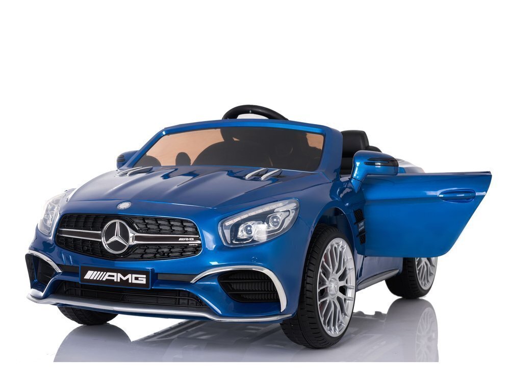 Mercedes sähköauto SL65 LCD:llä, lakattu sininen hinta ja tiedot | Lasten sähköautot | hobbyhall.fi