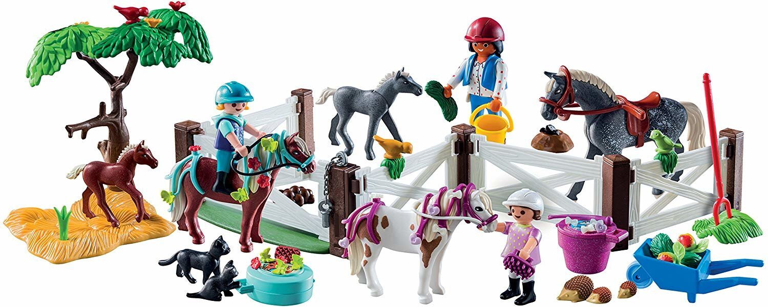 9262 PLAYMOBIL® joulukalenteri Hevostila hinta ja tiedot | Poikien lelut | hobbyhall.fi