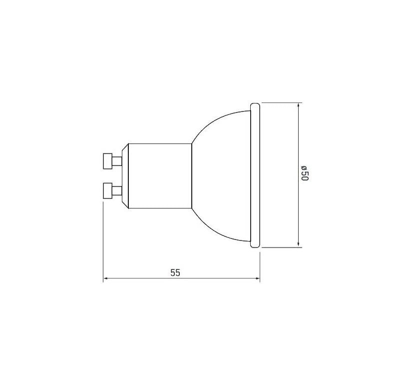 GTV GU10 LED-lamppu 10 W, 220-240 V, 4000K, 720lm, 120° hinta ja tiedot | Lamput | hobbyhall.fi