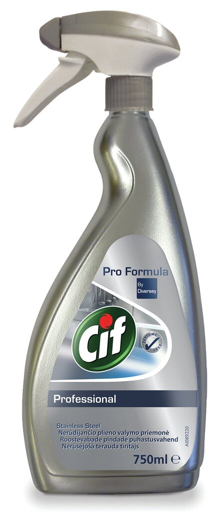 CIF Professional ruostumattoman teräksen puhdistusaine, 750 ml hinta ja tiedot | Puhdistusaineet | hobbyhall.fi