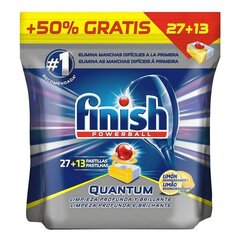 Finish Quantum Lemon -astianpesukonetabletit, 27 + 13 kpl hinta ja tiedot | Astianpesuaineet | hobbyhall.fi