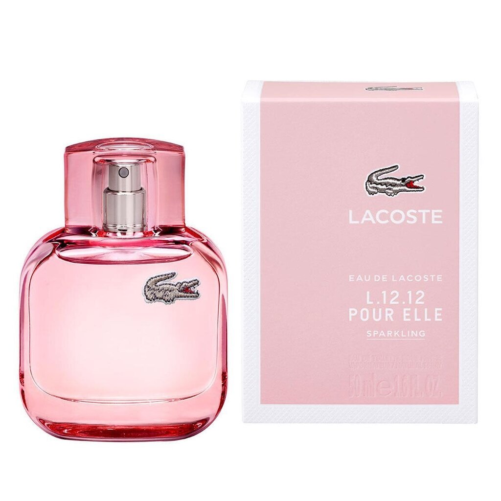 Lacoste L.12.12 Pour Elle Sparkling EDT hajuvesi naisille 50 ml hinta ja tiedot | Naisten hajuvedet | hobbyhall.fi