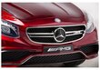 Mercedes GLC S63 lasten sähköauto, lakattu punainen hinta ja tiedot | Lasten sähköautot | hobbyhall.fi