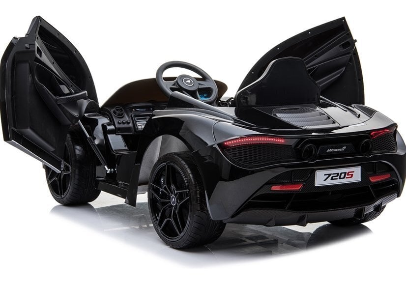 McLaren 720S lasten sähköauto, musta hinta ja tiedot | Lasten sähköautot | hobbyhall.fi